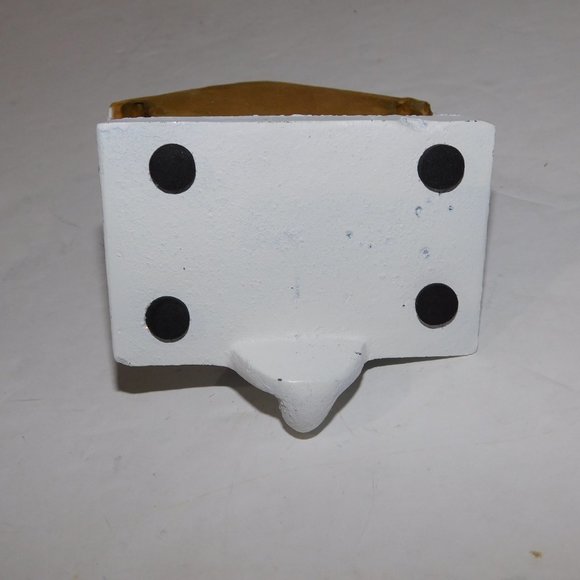 VTG Santa's Trim Shoppe Cuckoo Clock snowmam Fireplace Mantel Stocking Holder - Picture 6 of 6